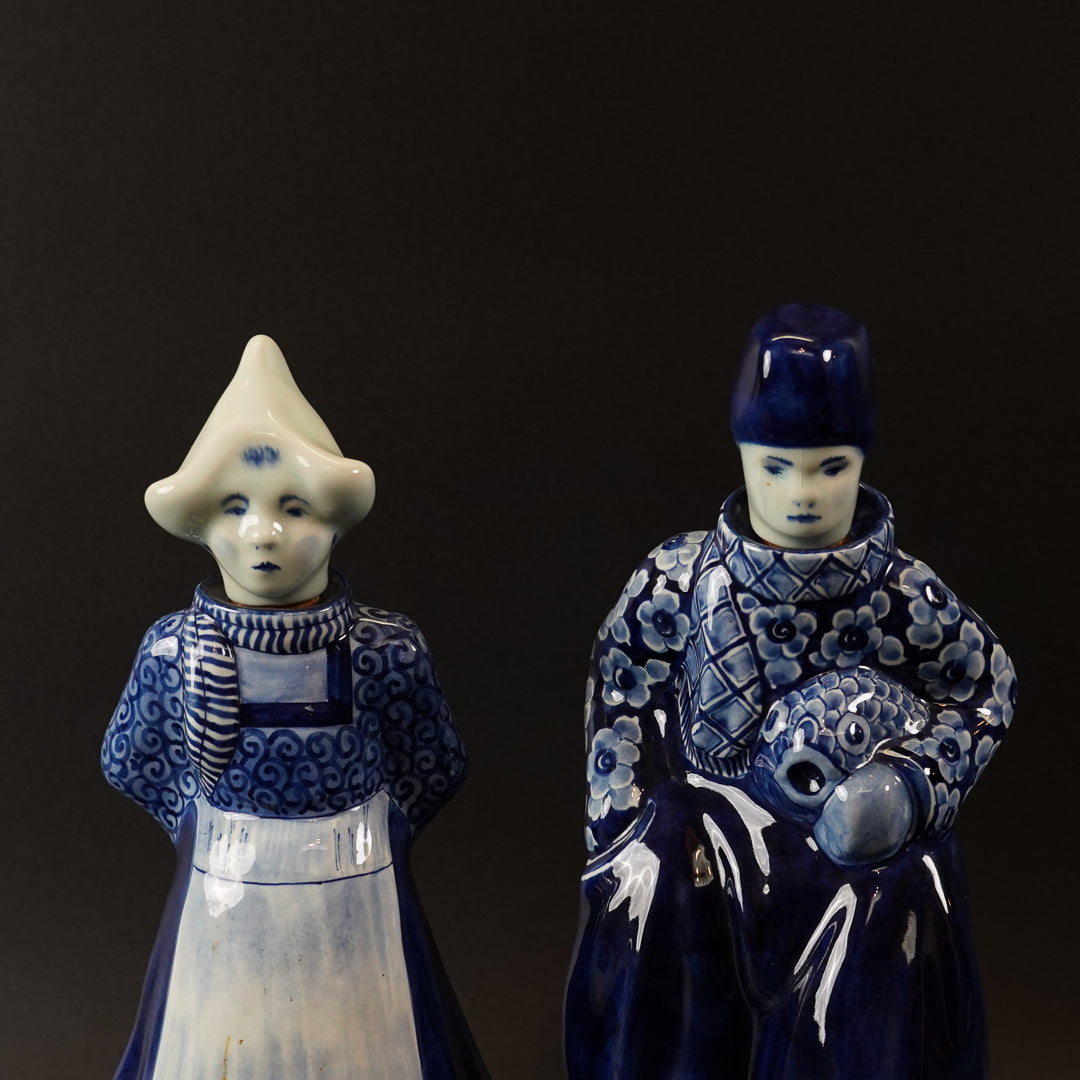 Regina Gouda デルフト焼き 人形陶器ボトルペア