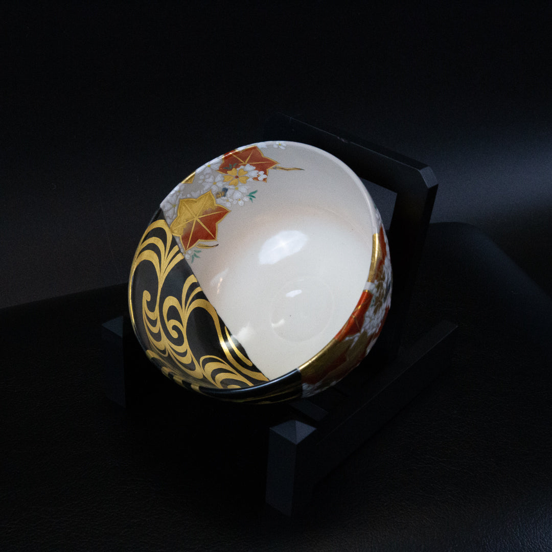 宮川香雲 滝谷 茶碗