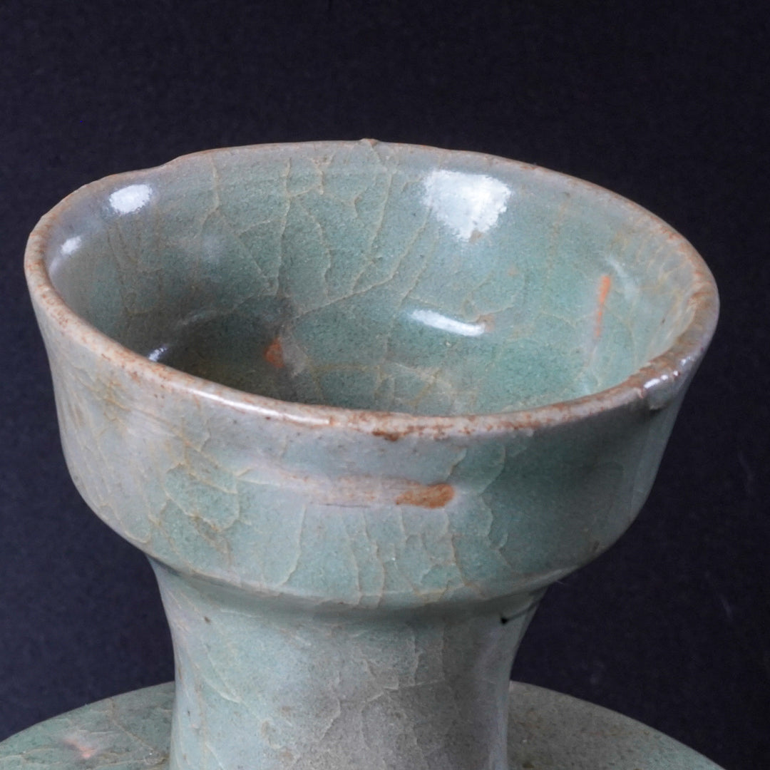 青磁瓶1（青磁花瓶／酒瓶／供器）