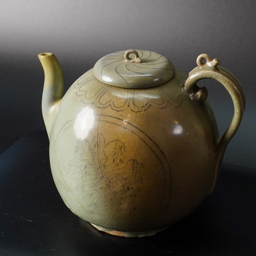 青磁瓶2（青磁花瓶／酒瓶／供器）　