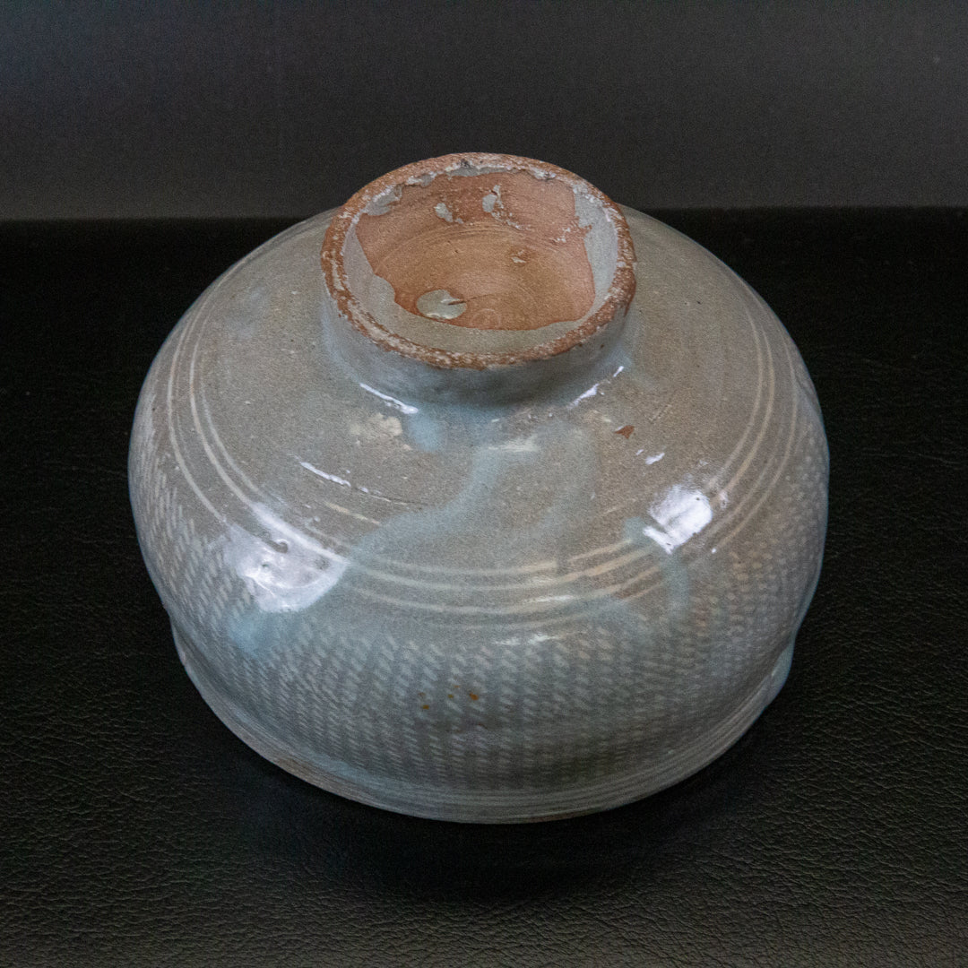 大和松雁 松緑窯 萩焼 三島手茶碗