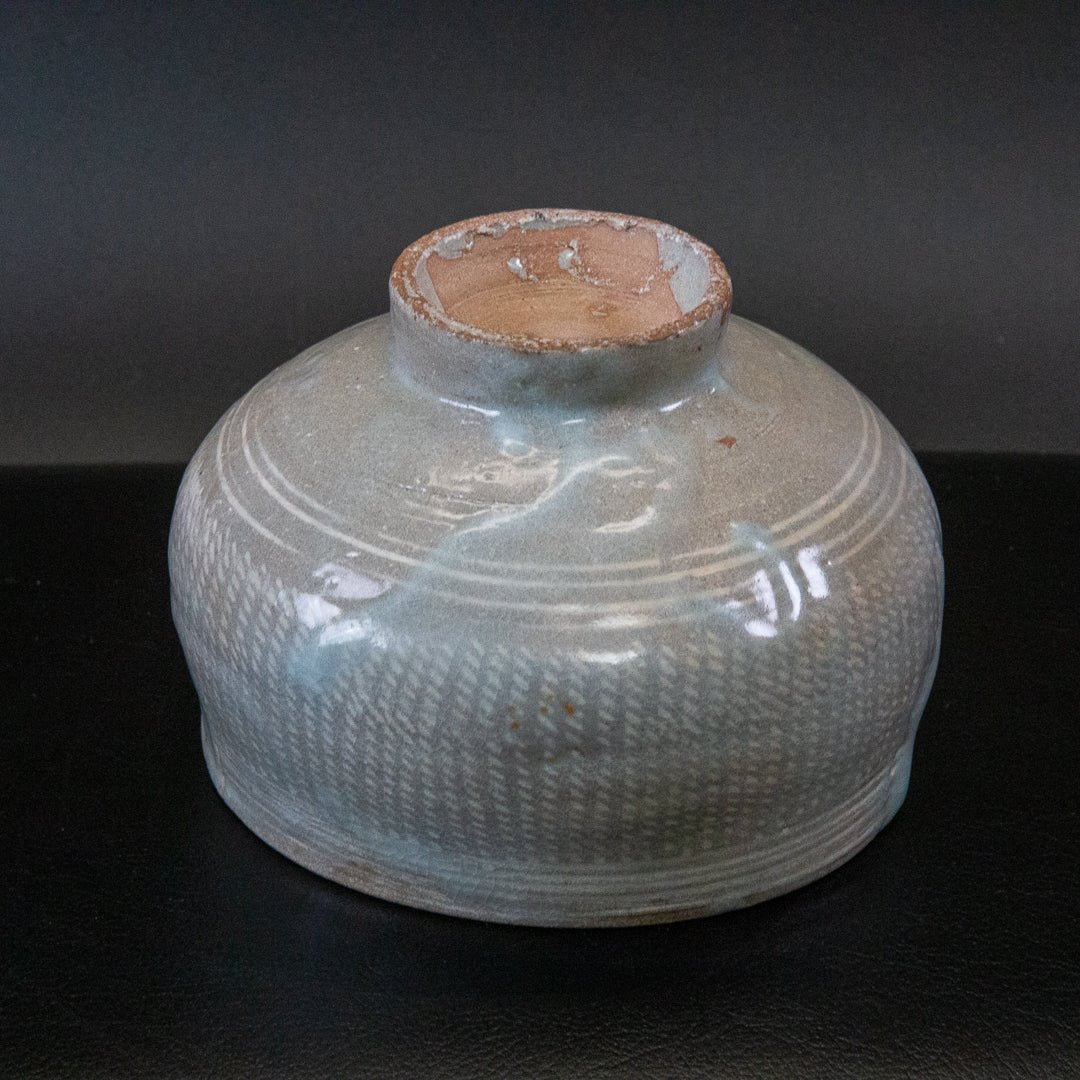 大和松雁 松緑窯 萩焼 三島手茶碗