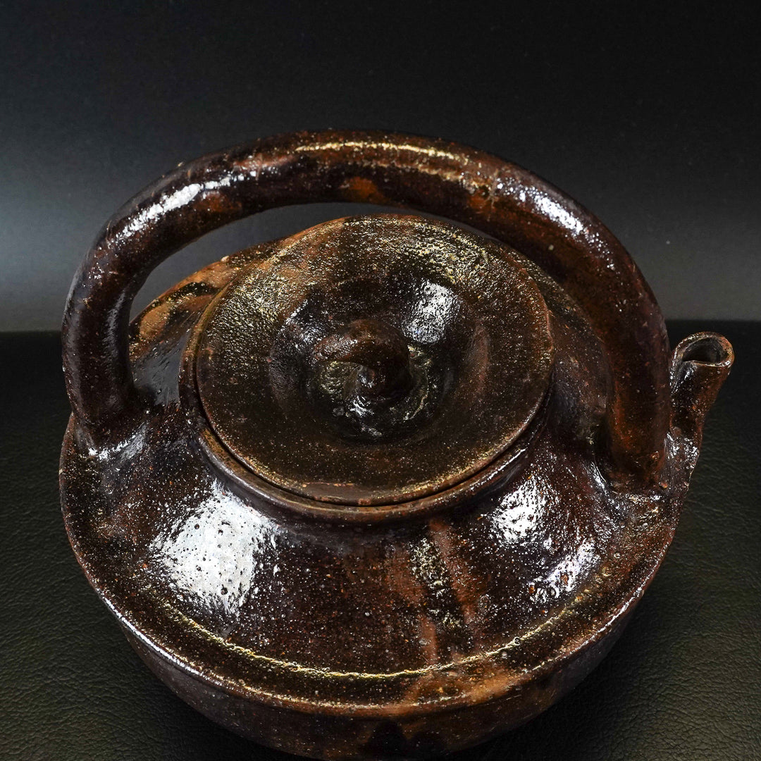 李朝飴釉　水注
