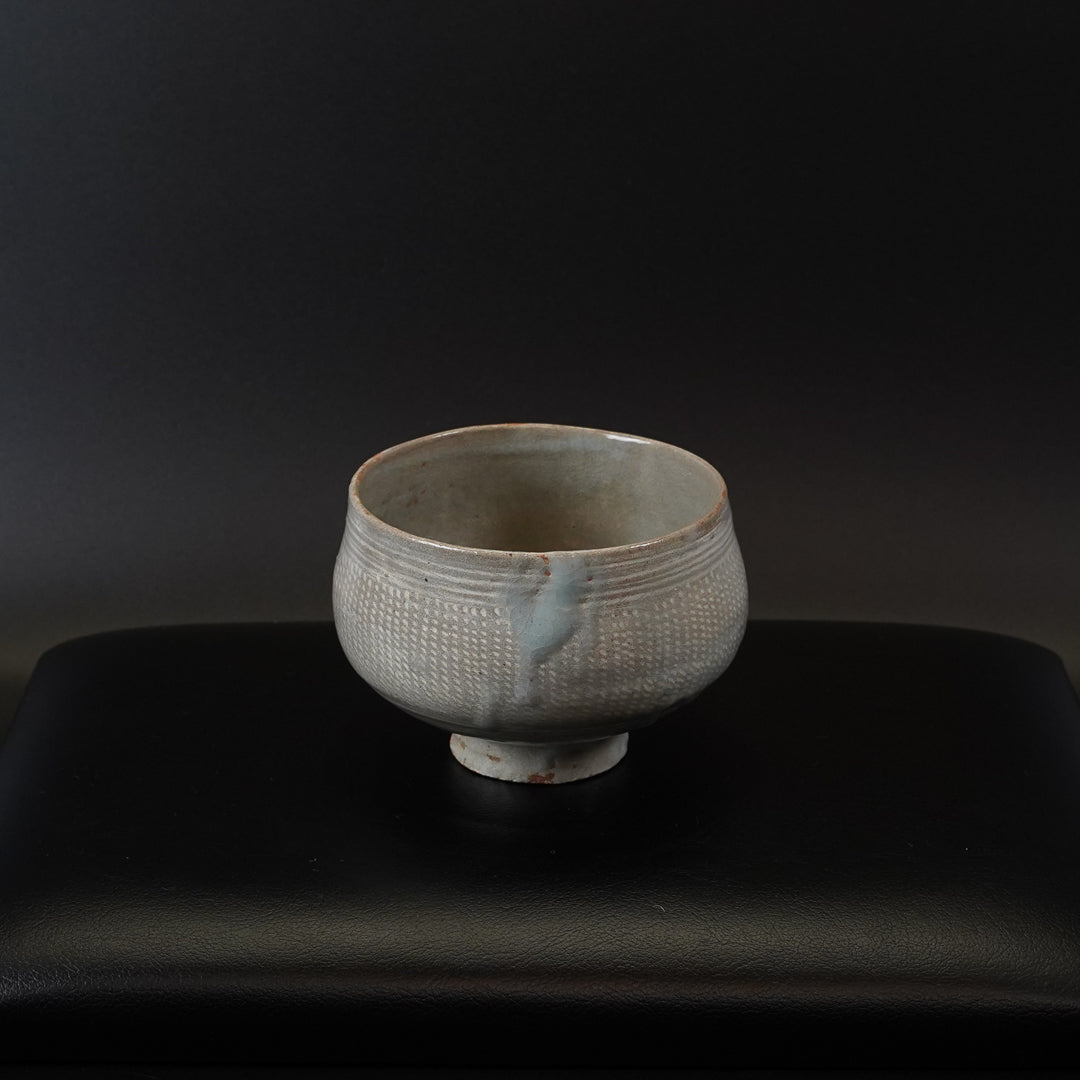 大和松雁 松緑窯 萩焼 三島手茶碗