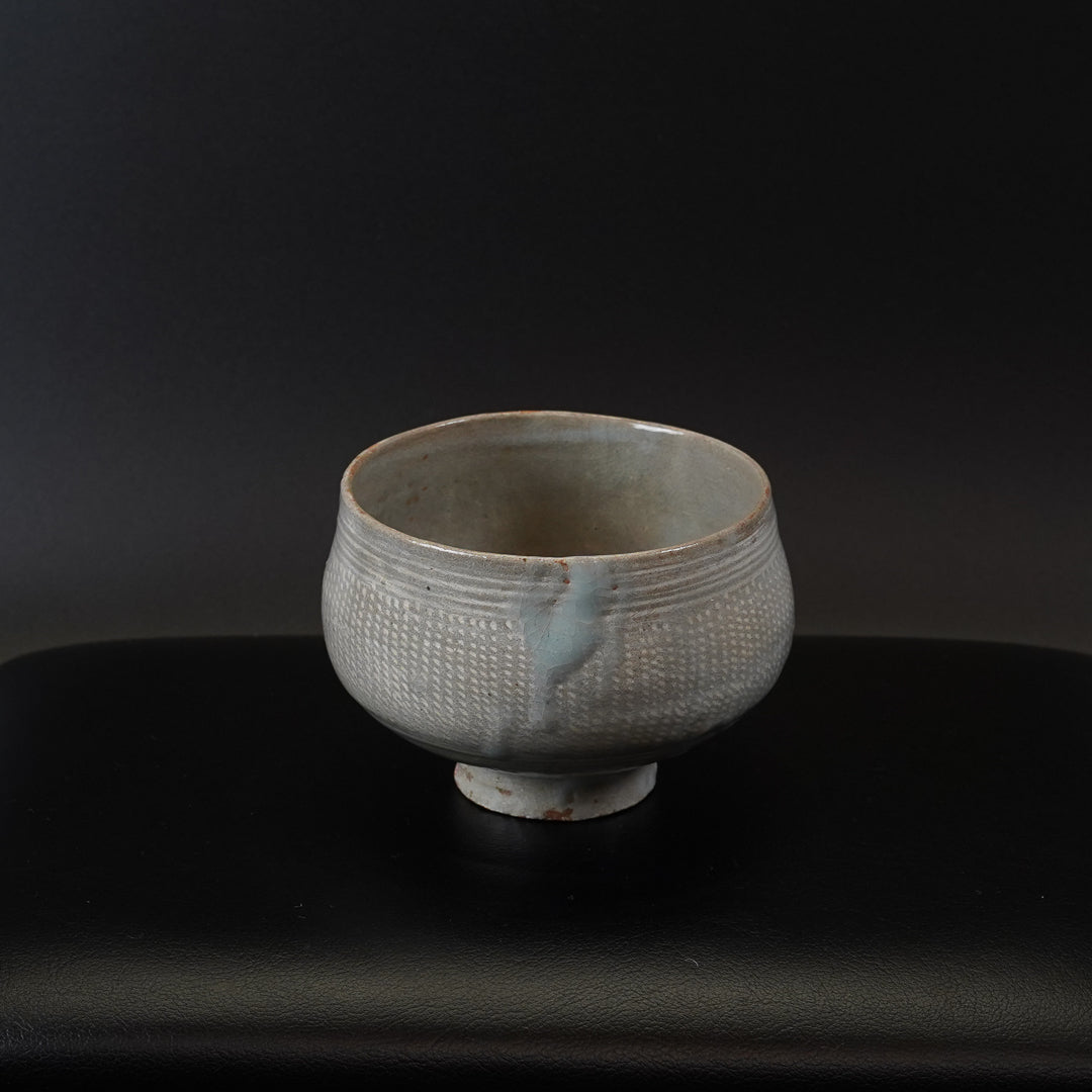 大和松雁 松緑窯 萩焼 三島手茶碗