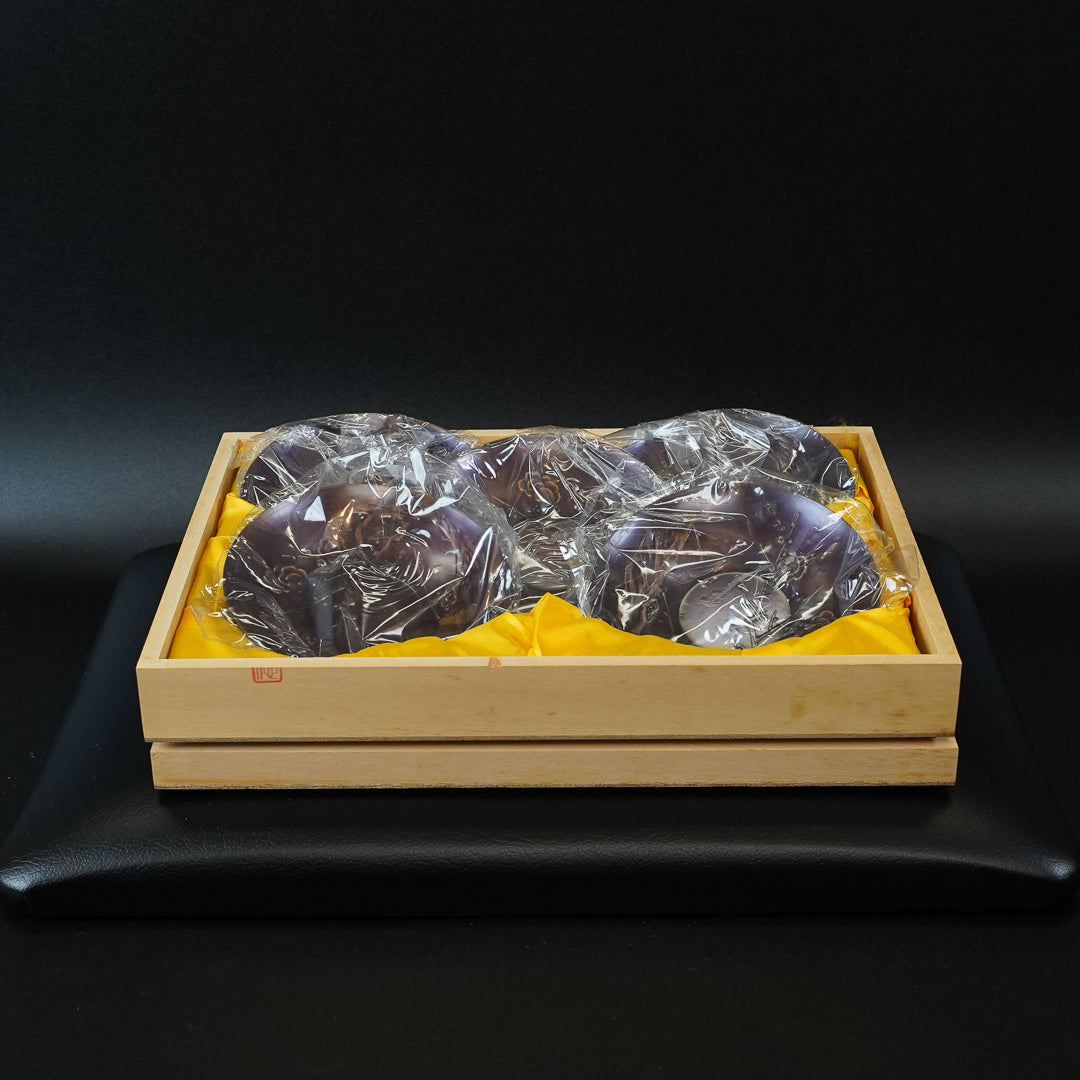 千寿堂 紫小文 茶托