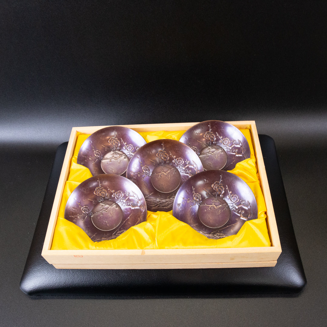 千寿堂 紫小文 茶托