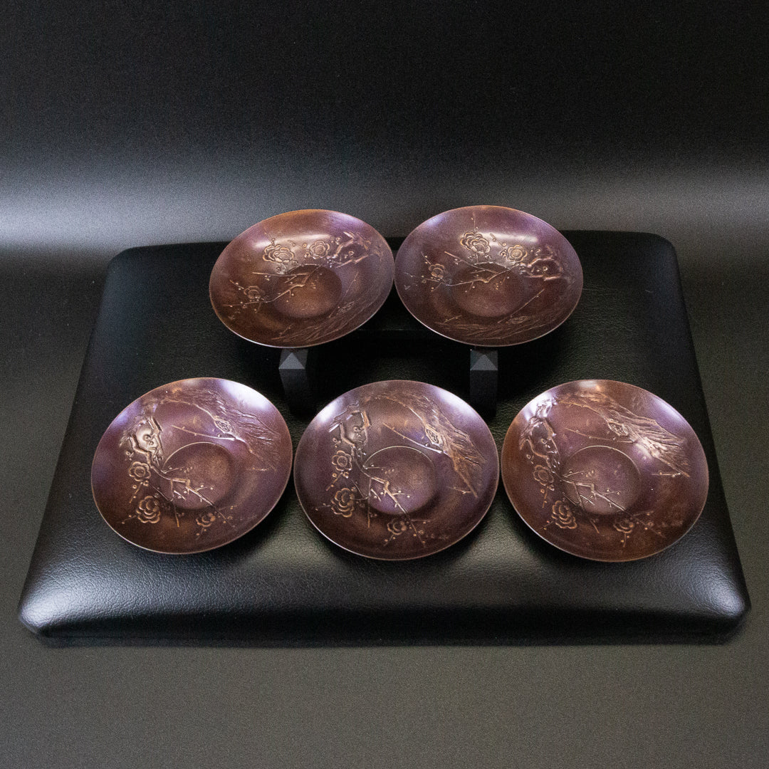 千寿堂 紫小文 茶托